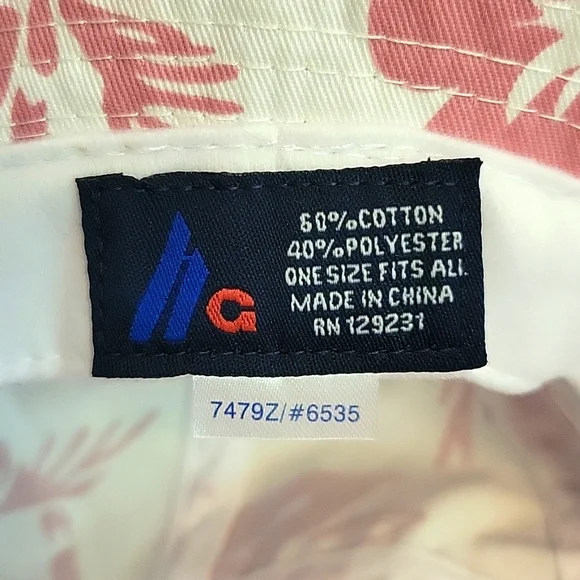 NWT Pink And White Floral Bucket Hat - Picture 4 of 9